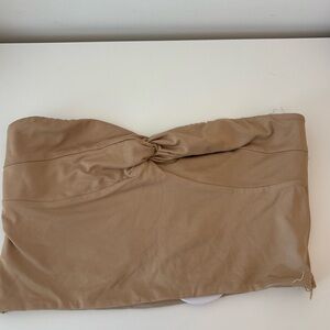 PRINCESS POLLY TUBE TOP BROWN TWIST